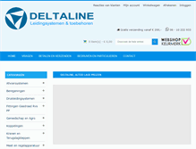 Tablet Screenshot of deltaline.nl